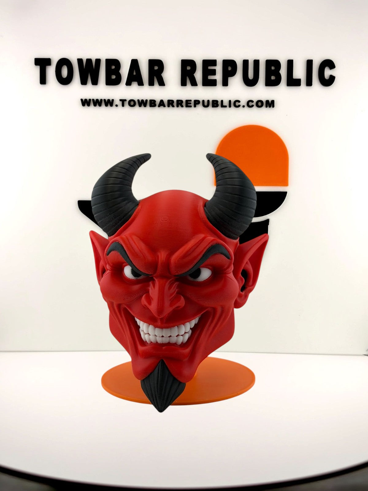 Red Devil trekhaakdop - Europese trekhaakkogel van 50 mm - Uniek autoaccessoire | Towbar Republic