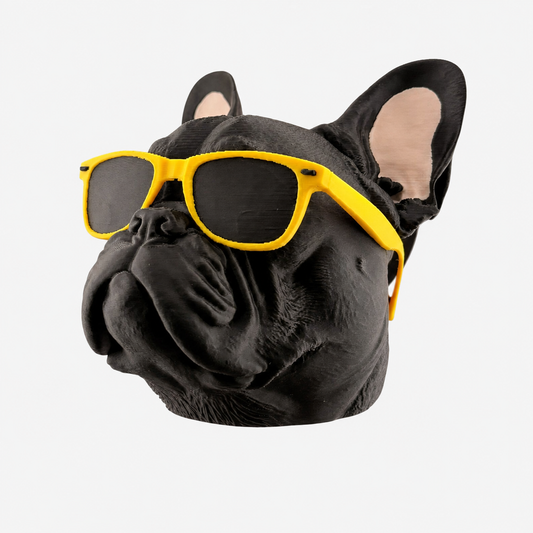 French Bulldog with Sunglasses Towbar Cover – 50 mm Tow Ball Cap