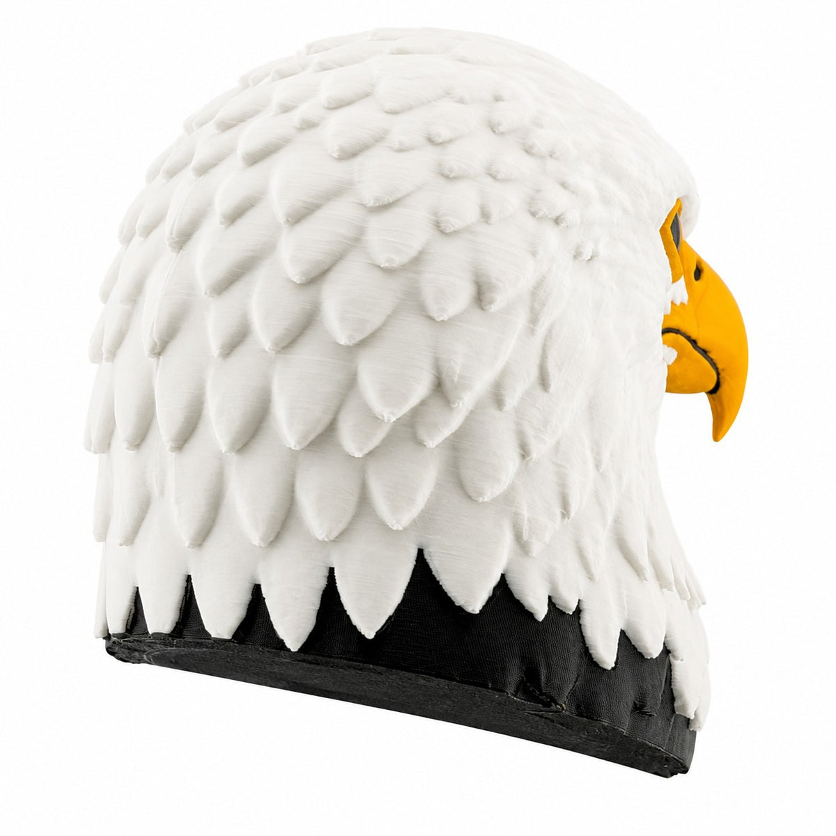 Towbar Republic 3D printed bald eagle towbar cover for 50mm European tow balls with white feathers and yellow beak