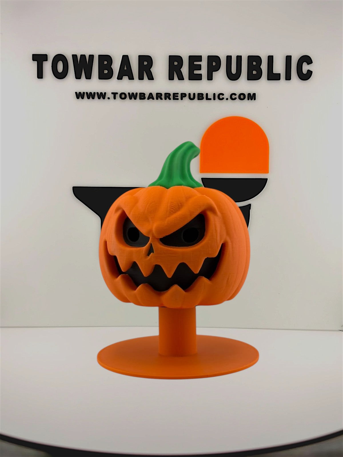 Jack-o'-lantern / Halloween-pompoen trekhaakdop - 50 mm Europese trekhaak