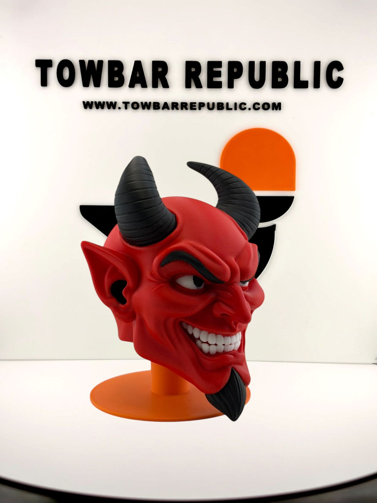 Red Devil trekhaakdop - Europese trekhaakkogel van 50 mm - Uniek autoaccessoire | Towbar Republic