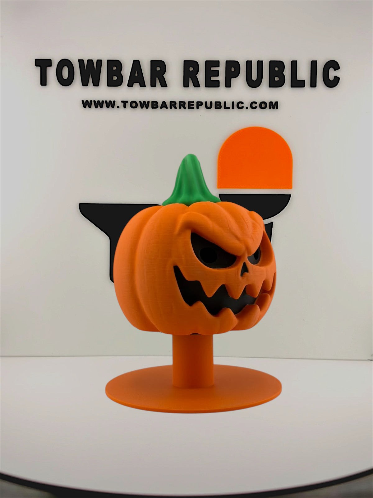 Jack-o'-lantern / Halloween-pompoen trekhaakdop - 50 mm Europese trekhaak
