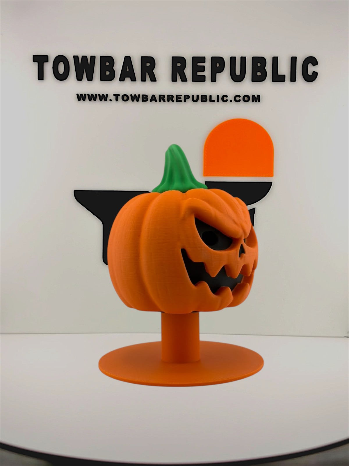 Jack-o'-lantern / Halloween-pompoen trekhaakdop - 50 mm Europese trekhaak