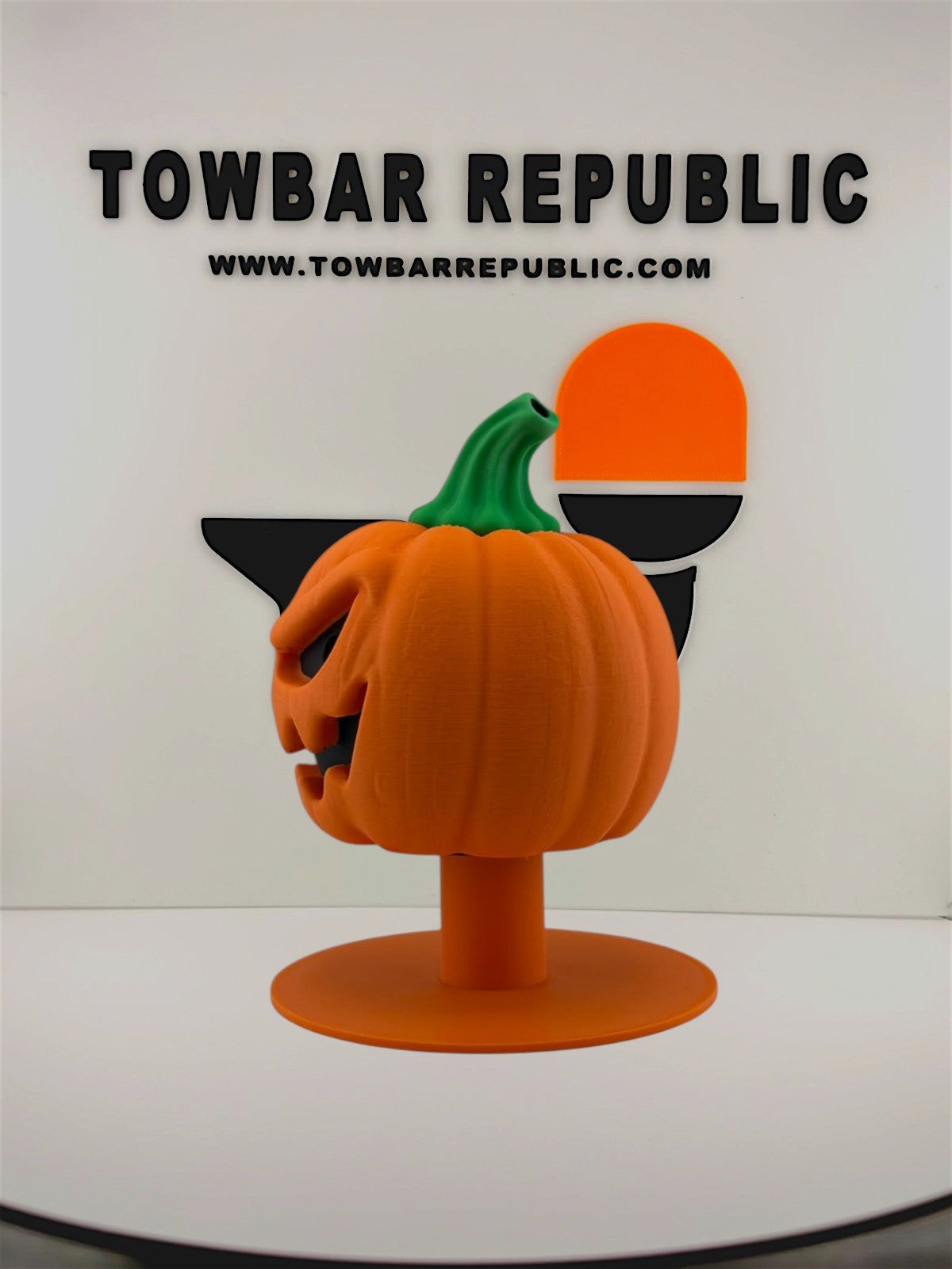 Jack-o'-lantern / Halloween-pompoen trekhaakdop - 50 mm Europese trekhaak