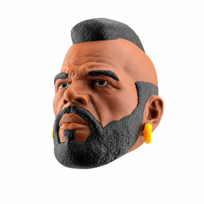 Towbar Republic B.A. Baracus Mr. T 3D printed PLA towbar cover for 50mm European tow balls with clear coat finish