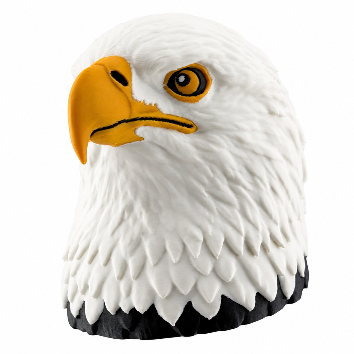 Towbar Republic 3D-printed bald eagle towbar cover for 50mm European tow balls with a protective clear coat finish