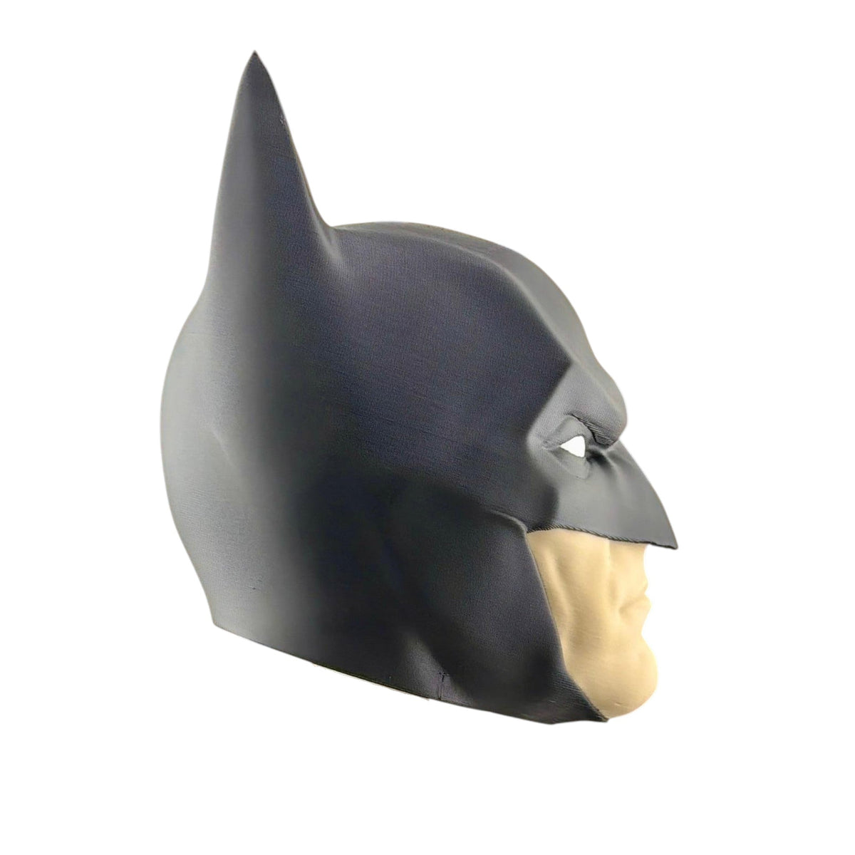 Towbar Republic Batman towbar cover for 50mm European tow balls, featuring a detailed 3D printed black cowl design.
