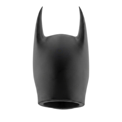 Towbar Republic Batman-inspired 50mm tow ball cover in black 3D printed PLA and PETG with a protective clear coat