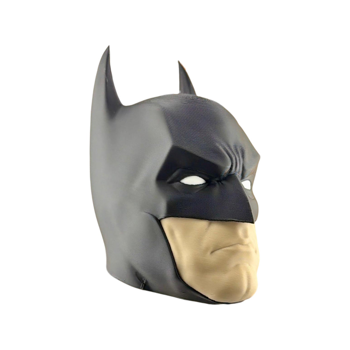 Towbar Republic Batman 3D printed towbar cover for 50mm European tow balls with a sculpted black cowl and tan face.