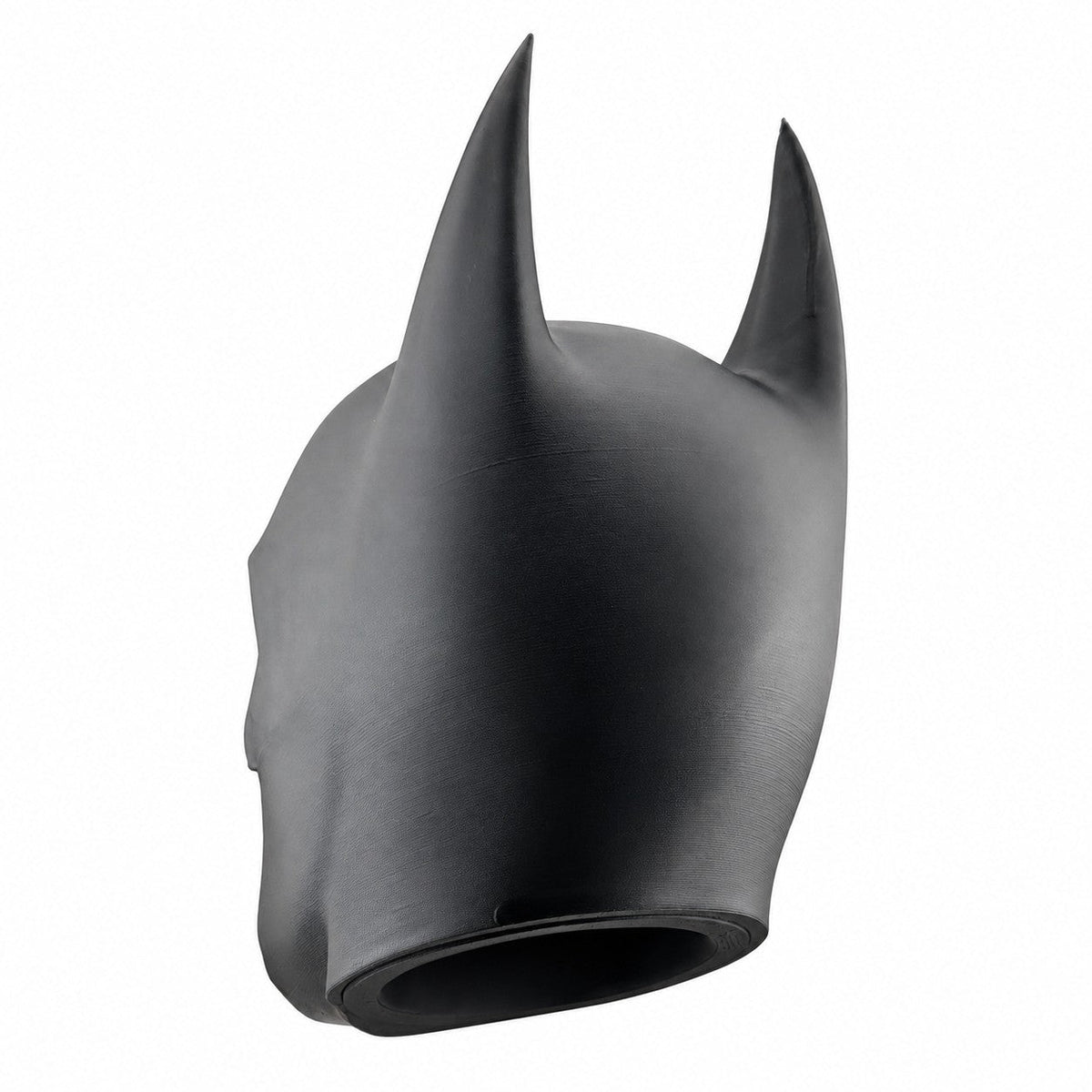 Towbar Republic Batman towbar cover for 50mm European tow balls, featuring a black 3D printed sculpted cowl design.