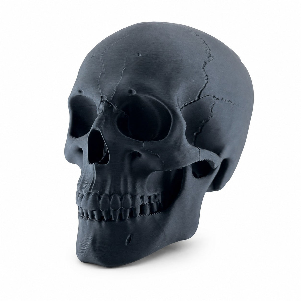 Towbar Republic charcoal skull tow ball cover for 50mm European tow bars with a protective clear coat finish.