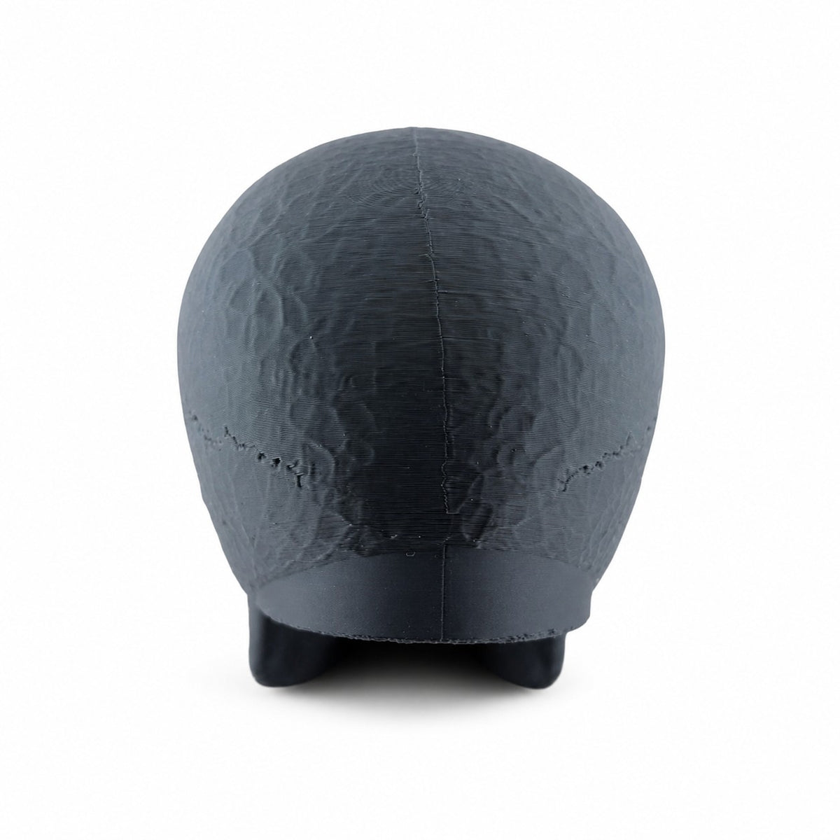 Towbar Republic charcoal skull towbar cover for 50mm European tow balls with a protective clear coat finish