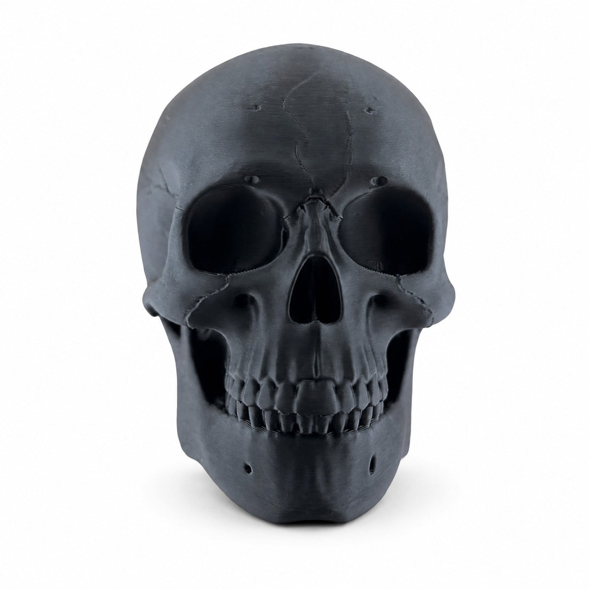 Towbar Republic charcoal skull towbar cover for 50mm European tow balls with a protective clear coat finish