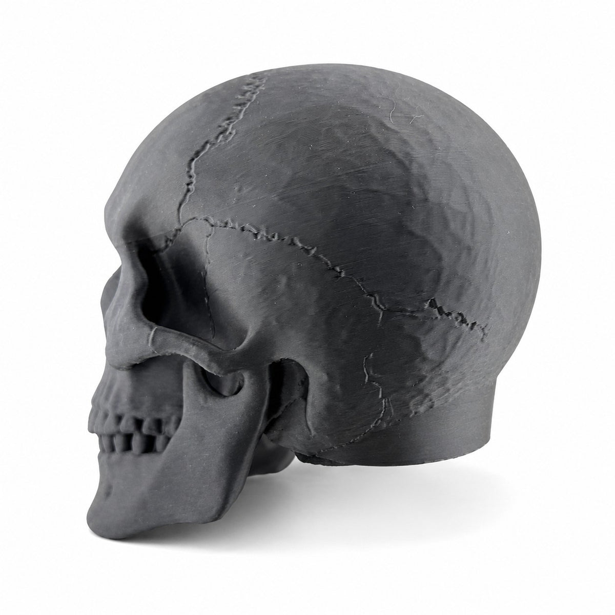 Towbar Republic charcoal skull towbar cover for 50mm European tow balls with a protective clear coat finish