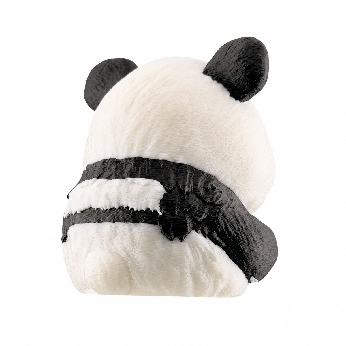 Towbar Republic panda towbar cover for 50mm European tow balls, made from durable black and white PLA 2.0 material.