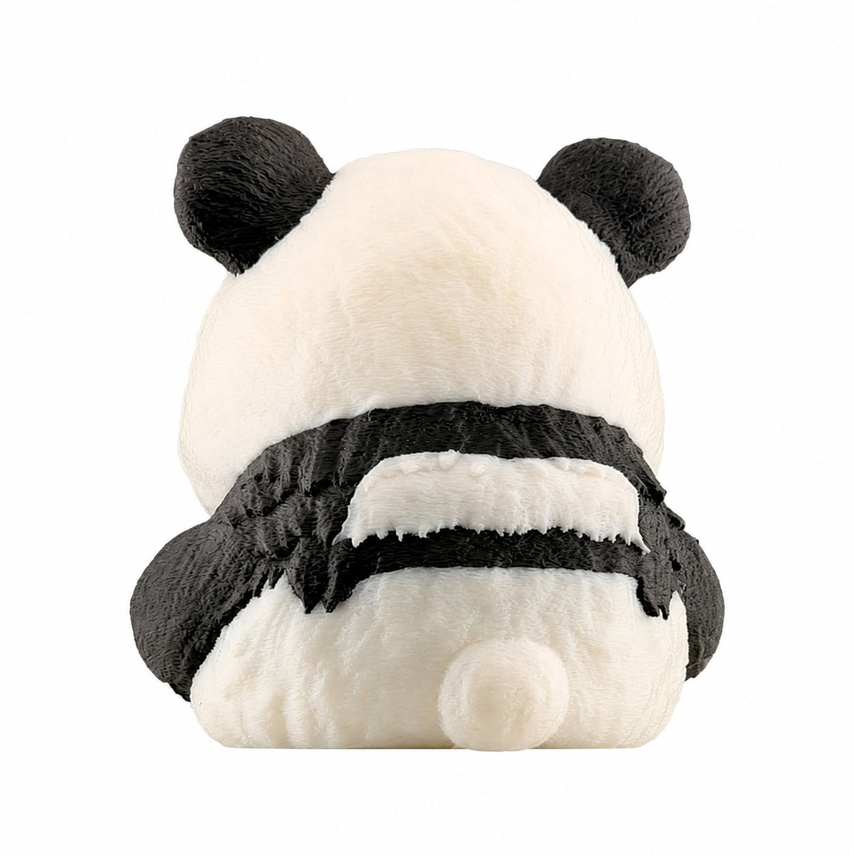 Towbar Republic panda towbar cover for 50mm European tow balls, featuring a black and white 3D-printed PLA design.