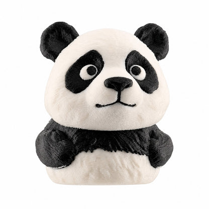 Towbar Republic panda towbar cover for 50mm European tow balls, made from durable black and white PLA 2.0 material.