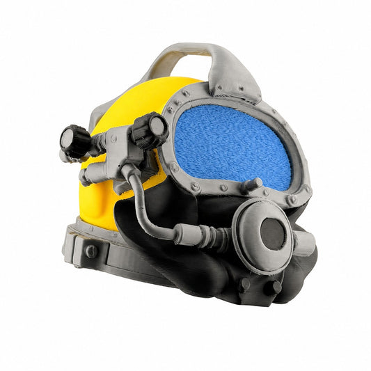 Towbar Republic yellow Kirby Morgan style diving helmet towbar cover for 50mm European tow balls